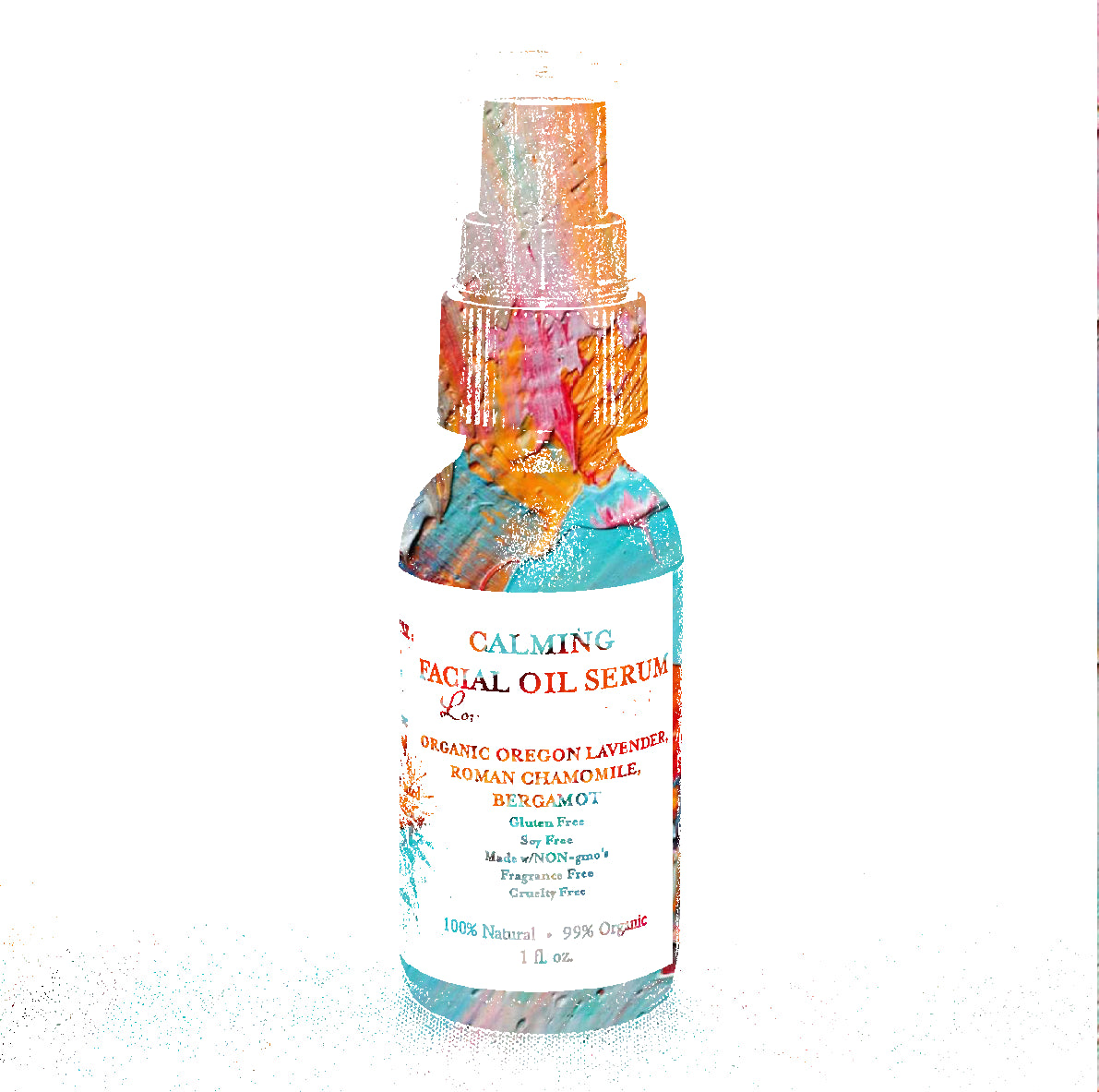 calming all-natural facial oil serum